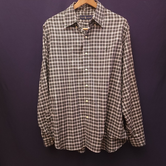 Ralph Lauren long-sleeve button-down large - Picture 2 of 6